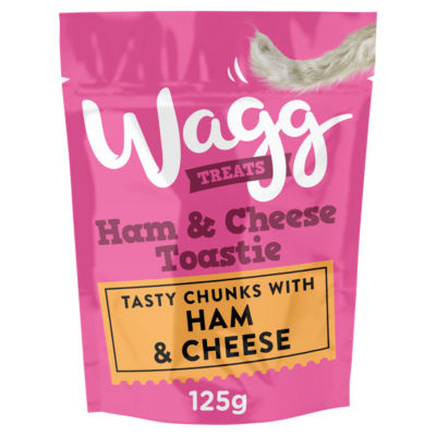 Wagg Ham & Cheese Toastie Dog Treats 125g