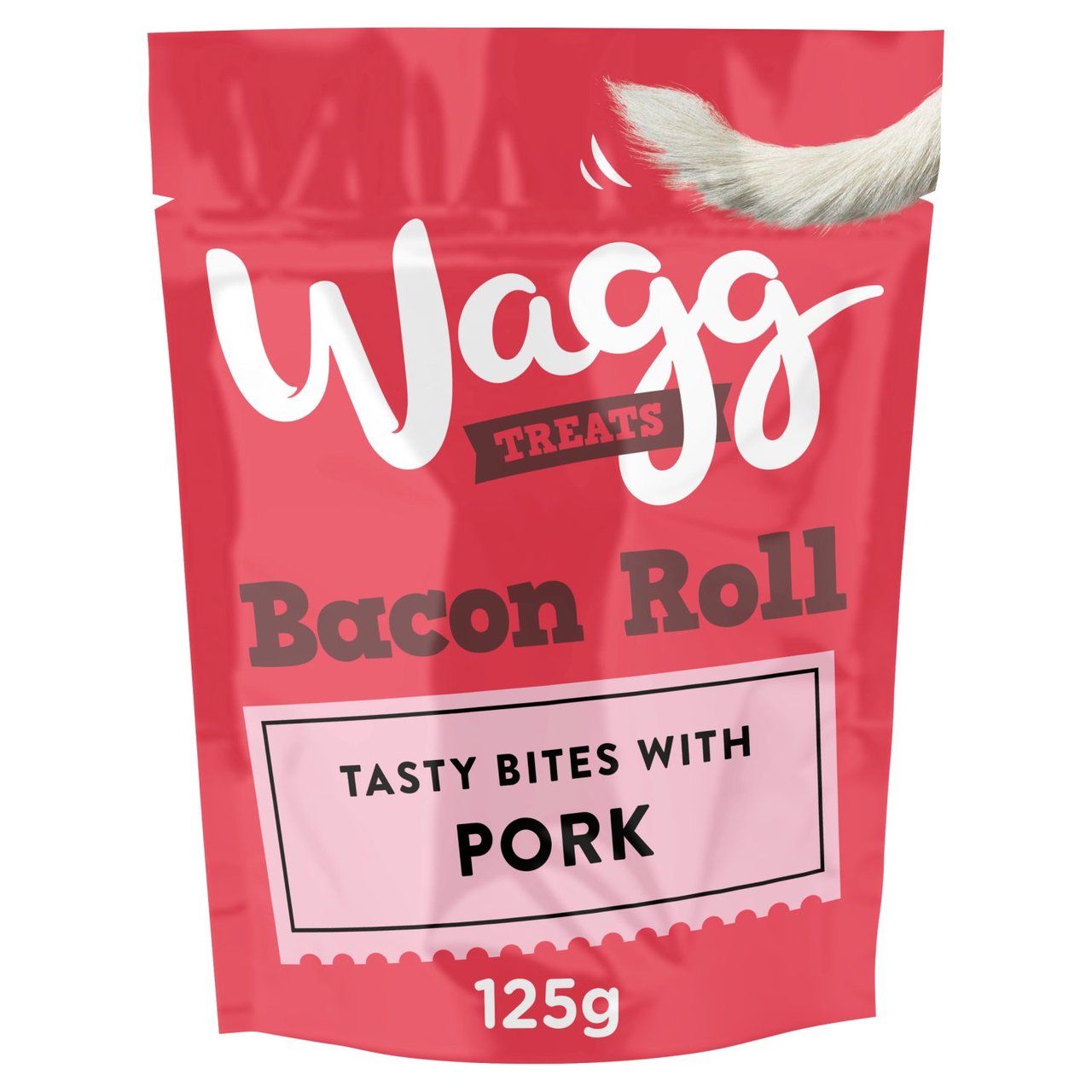 Wagg Bacon Roll Dog Treats  125g