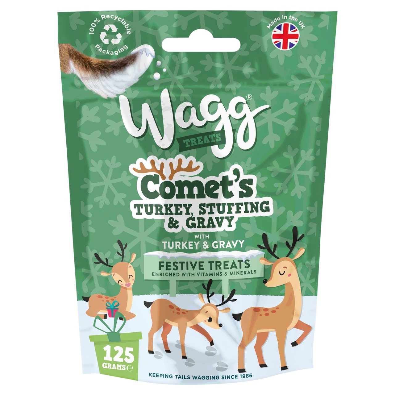 Wagg Comet Turkey Stuffing & Gravy Dog Treats 