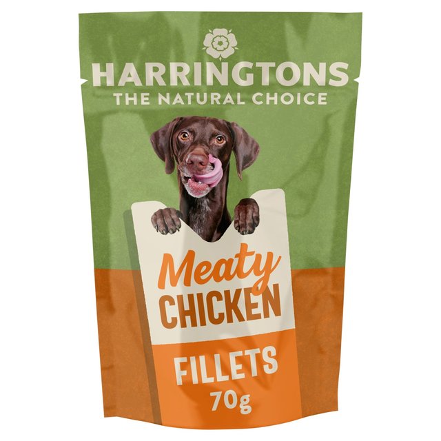 Harringtons Meaty Chicken Fillets Dog Treats  70g