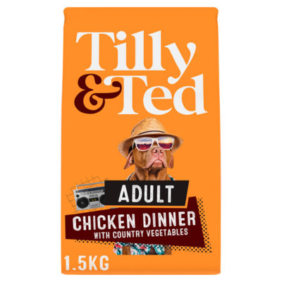 Tilly & Ted Adult Chicken Dinner with Country Vegetables 1.5kg