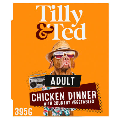 Tilly & Ted Adult Chicken Dinner with Country Vegetables 395g