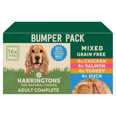 Harringtons Adult Mixed Grain Free Bumper Pack 16 x 400g