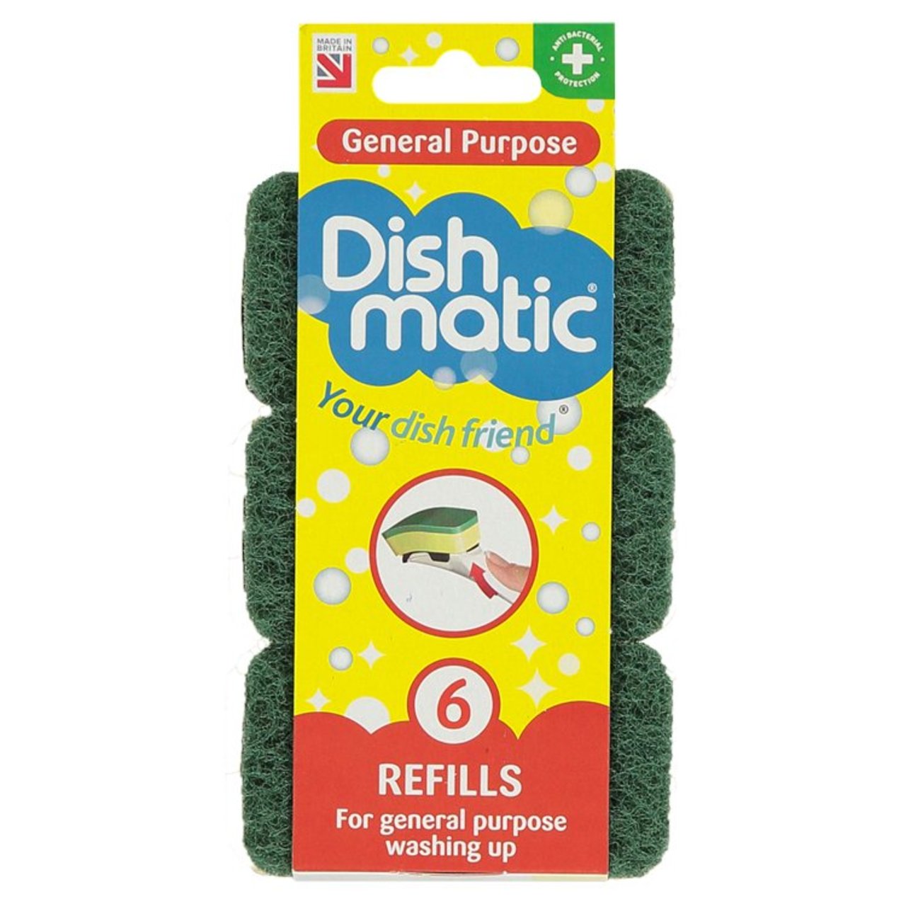 Dishmatic Fill & Clean Heavy Duty Refill Pads