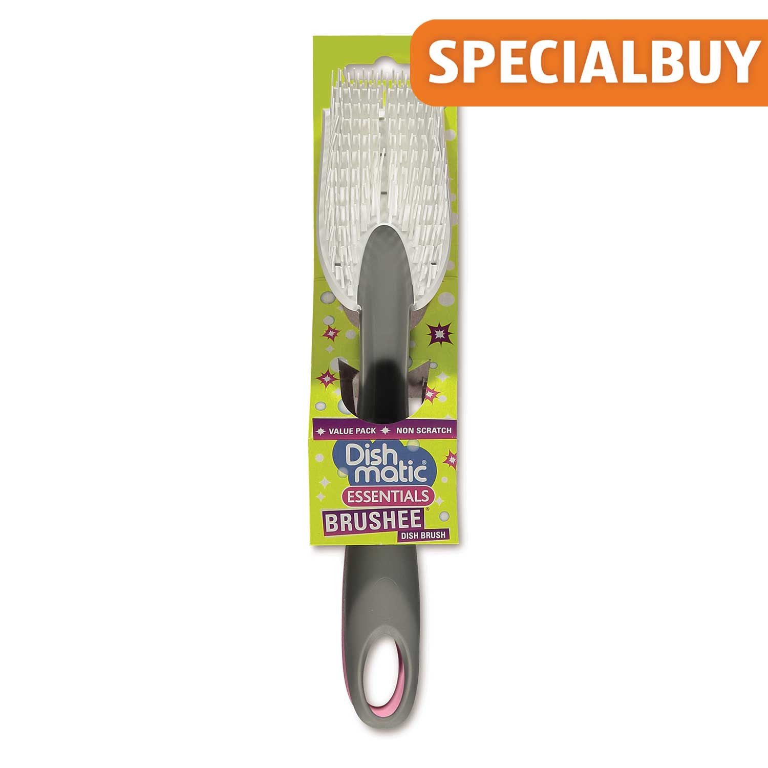 Dishmatic Brushee Dish Brush 2 Pack