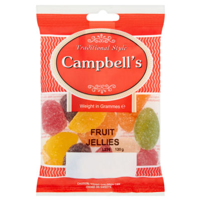 Campbell's Traditional Style Fruit Jellies Sweets Bag