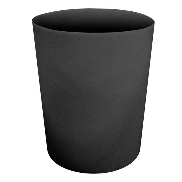 Thumbs Up Black Waste Paper Bin  