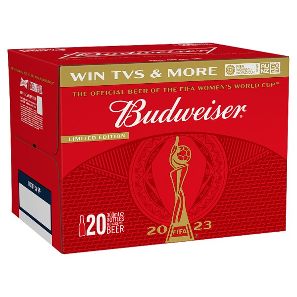 Budweiser Limited Edition Beer 20 X 300ml