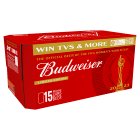 Budweiser Lager Beer Cans 15x440ml