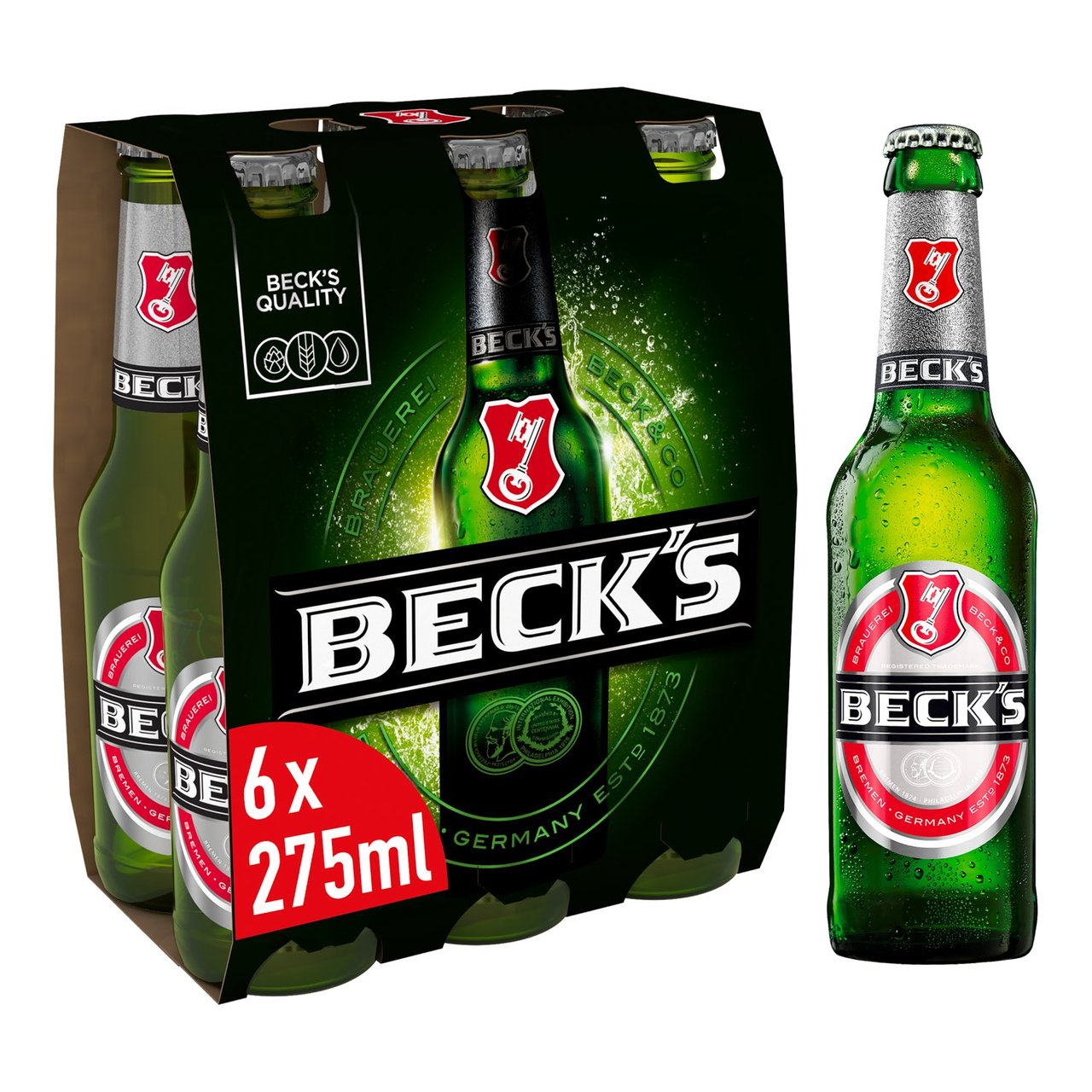 Beck's German Pilsner Beer Bottles