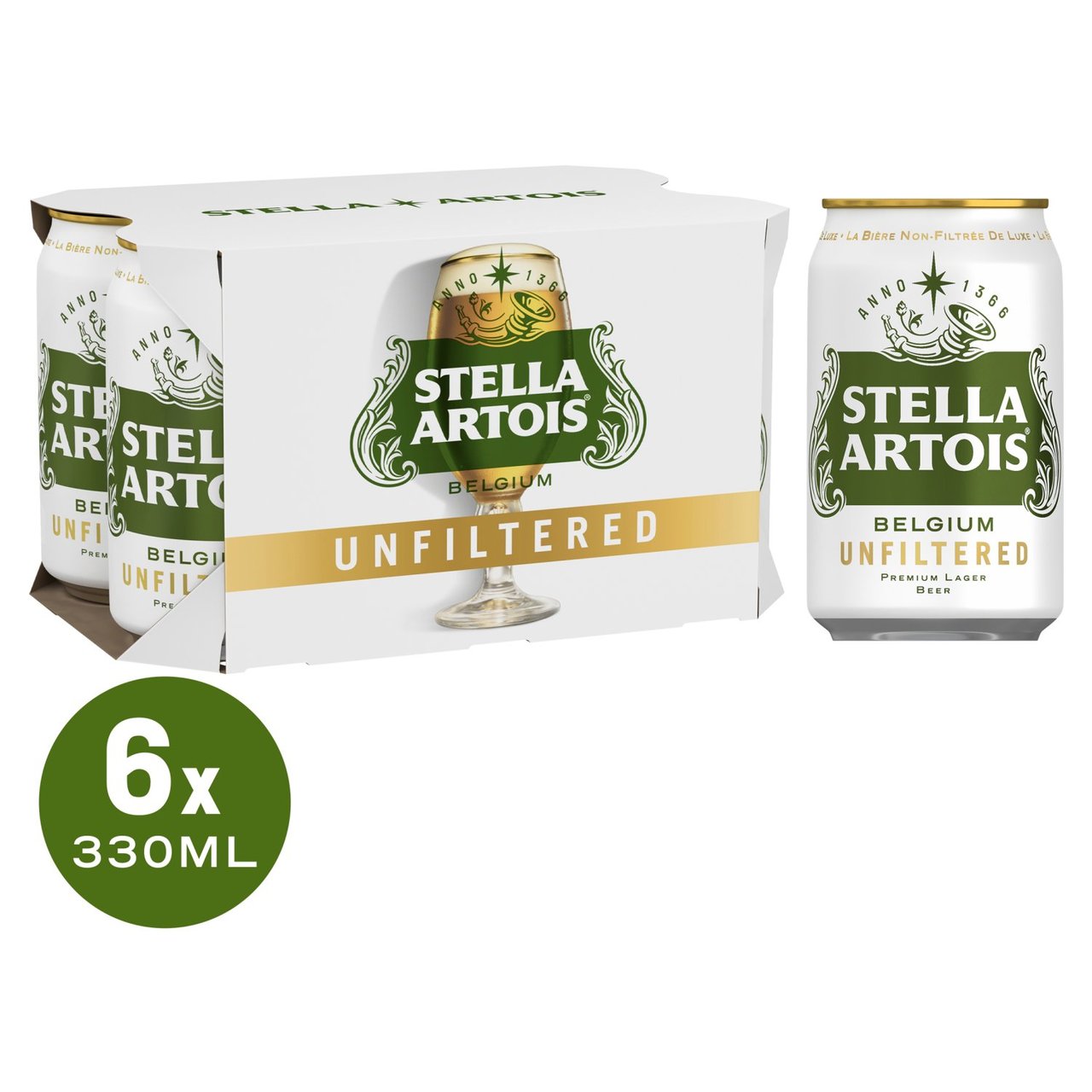 Stella Artois Unfiltered 6 x 330ml