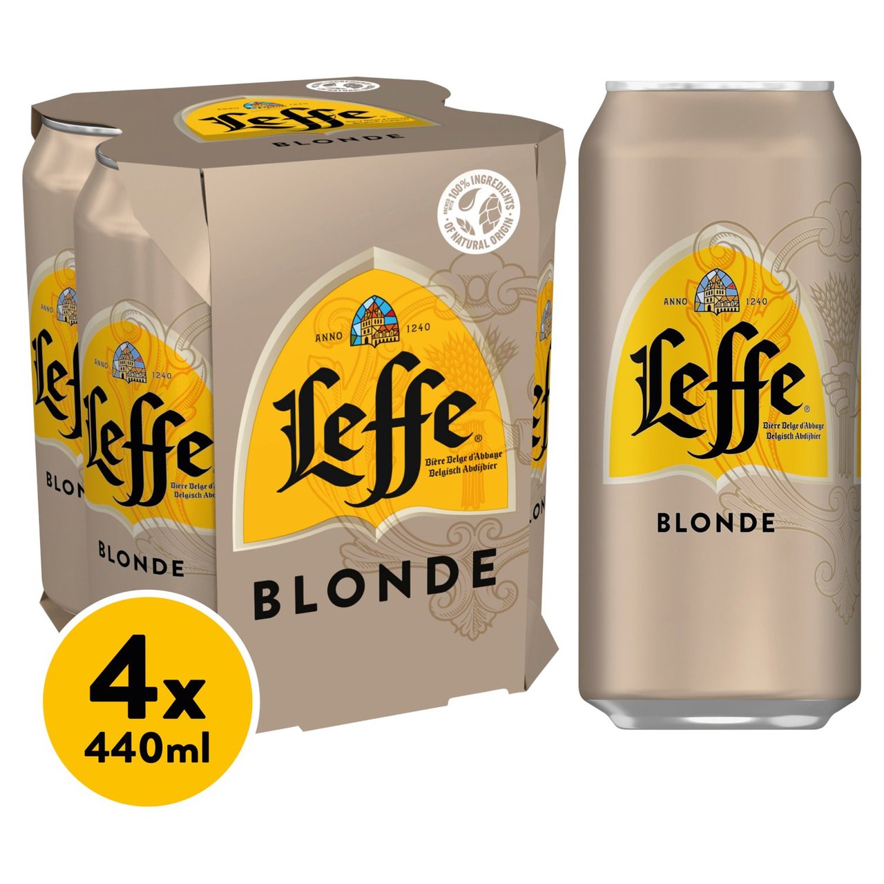 Leffe Blonde 4 X 440ml