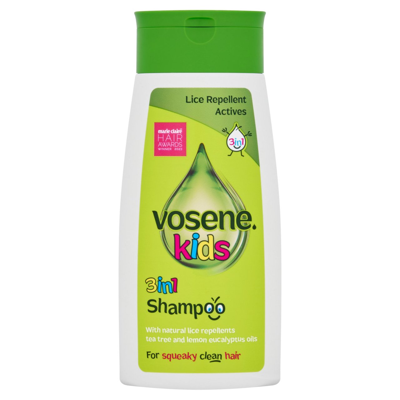 Vosene Kids 3 in 1 Head Lice Repellent Conditioning Shampoo