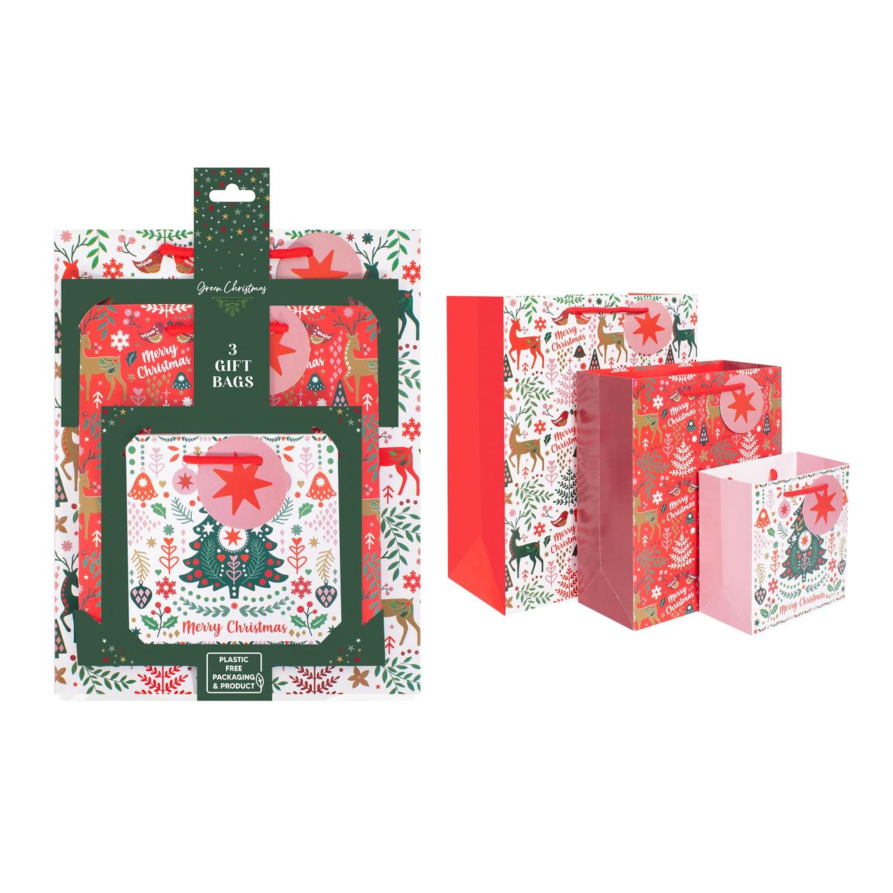 Scandi Eco Christmas Gift Bags