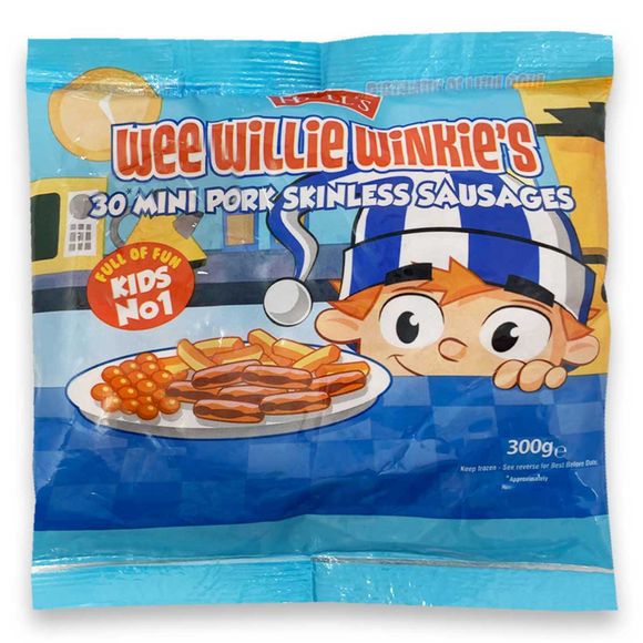 Hall's Wee Willie Winkie's Mini Pork Skinless Sausages 300g