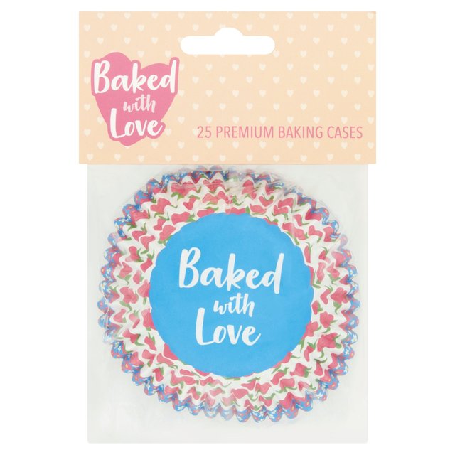 Baked With Love Rosebud Bun Cases 25 per pack