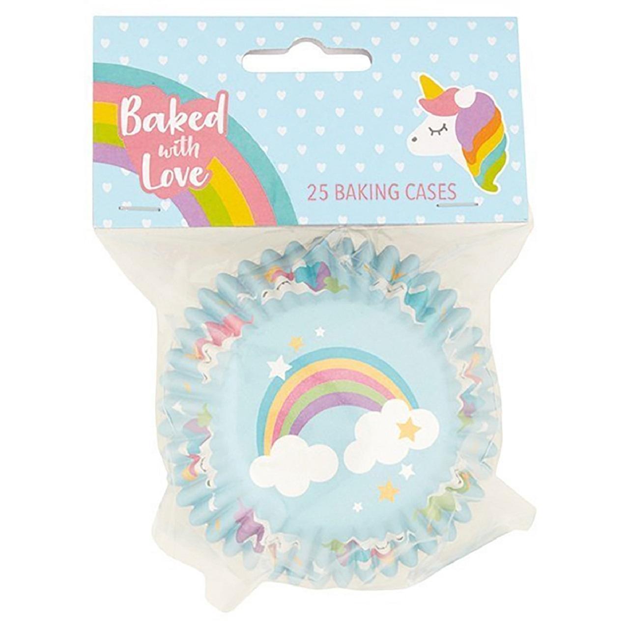 Culpitt 25 Foil Lined Cupcake Cases, Unicorn