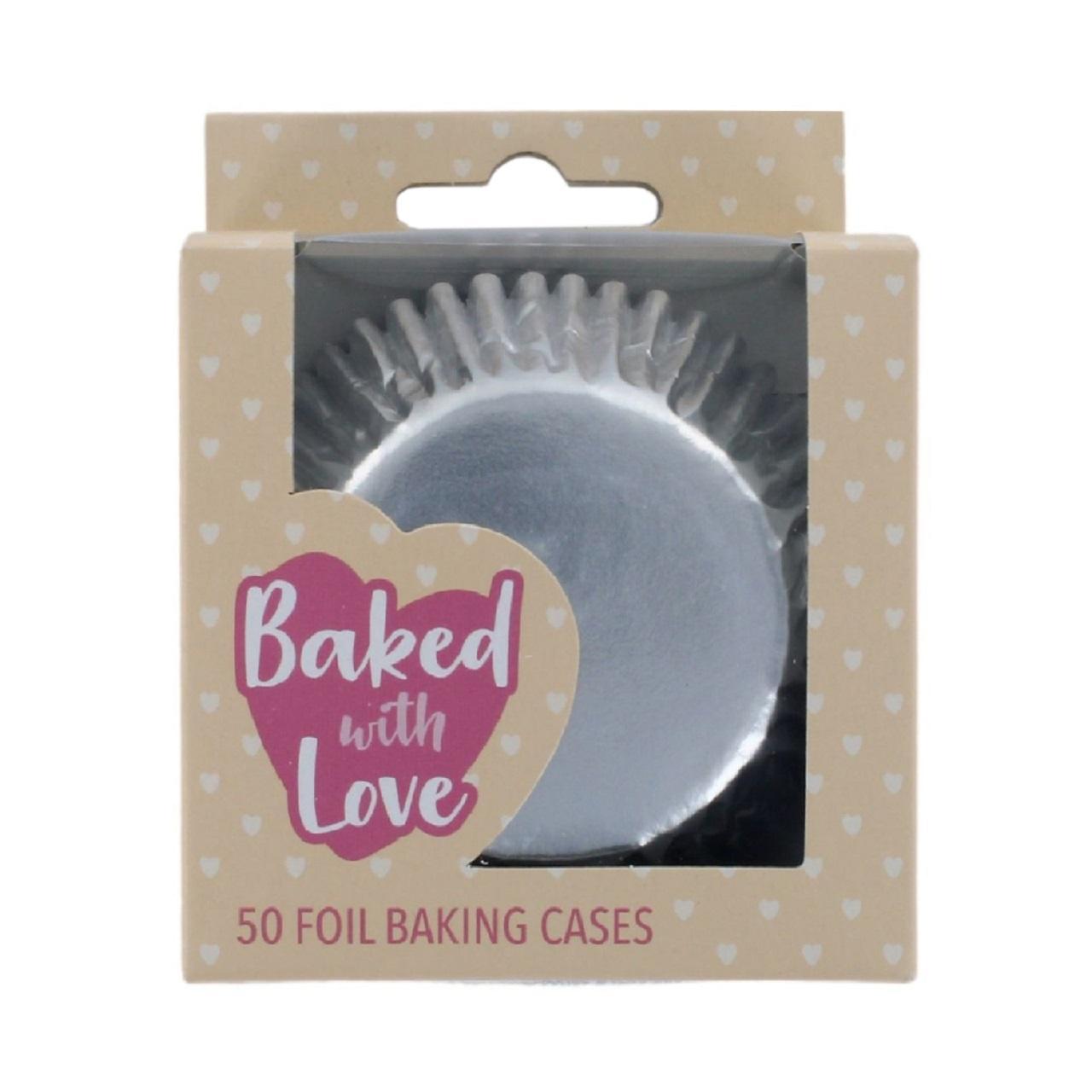 Silver Cupcake Cases