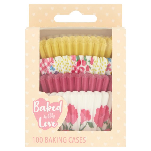 Baked With Love Floral Ditsy Cupcake Cases 100 per pack