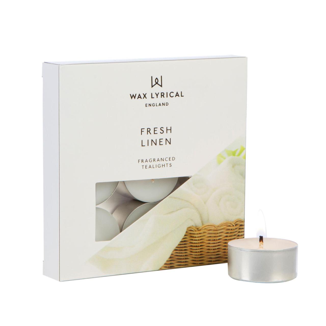 Wax Lyrical Fresh Linen Tealights