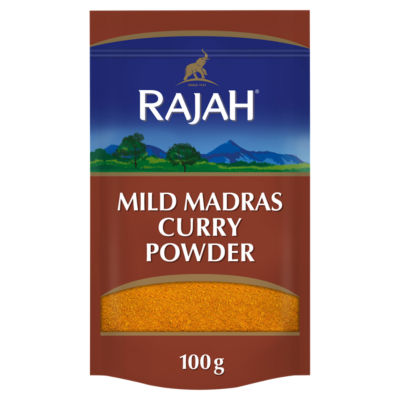 Rajah Spices Ground Mild Madras Curry Powder