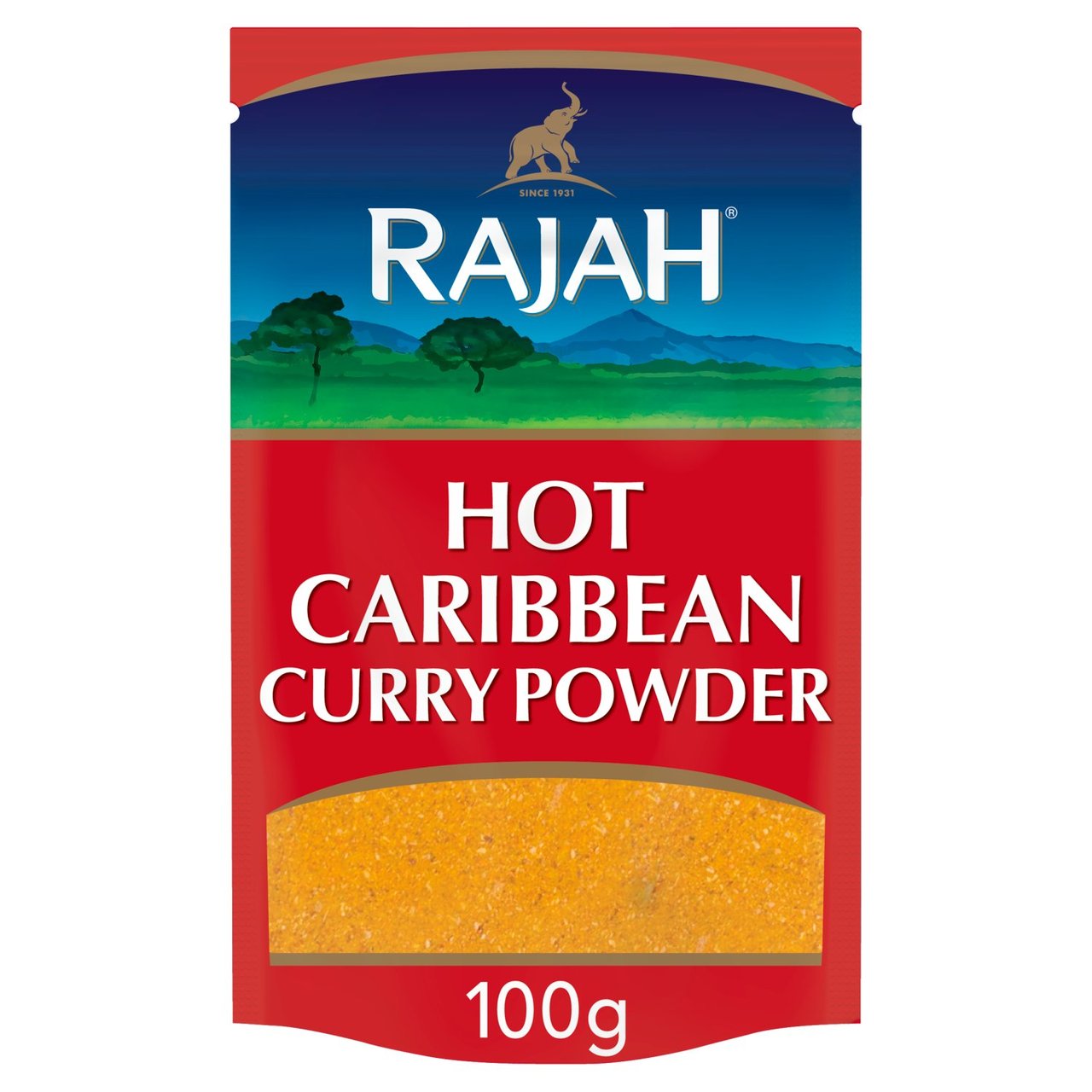 Rajah Spices Hot Caribbean Curry Powder