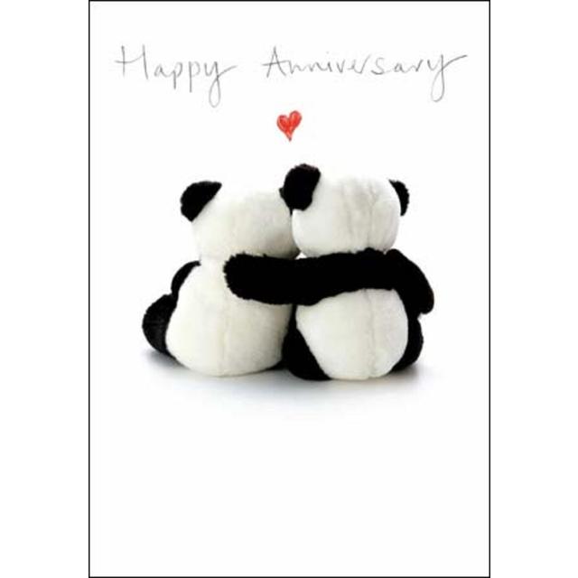 Pandas Anniversary Card 