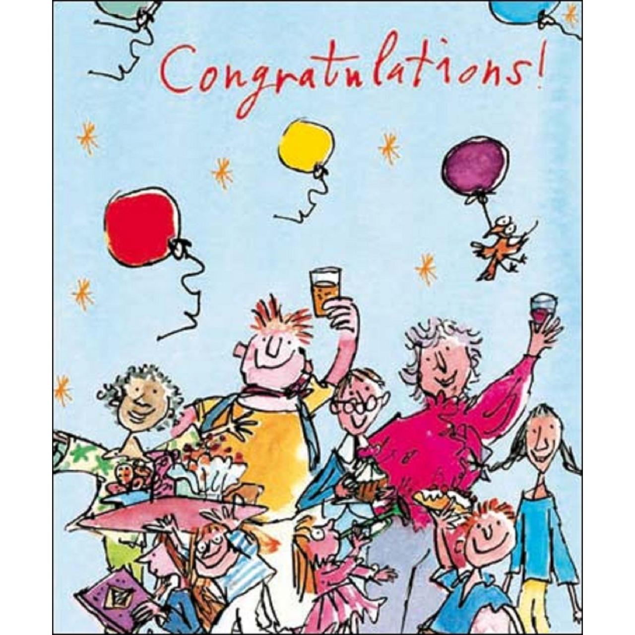 Party Time Congratulations Card 