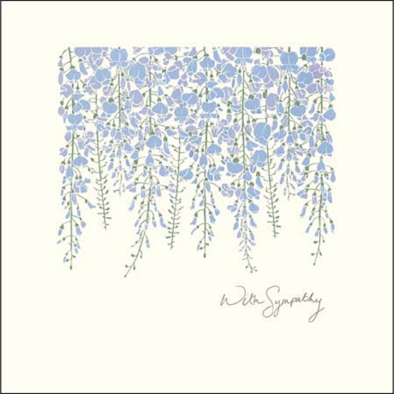 Wisteria Sympathy Card 