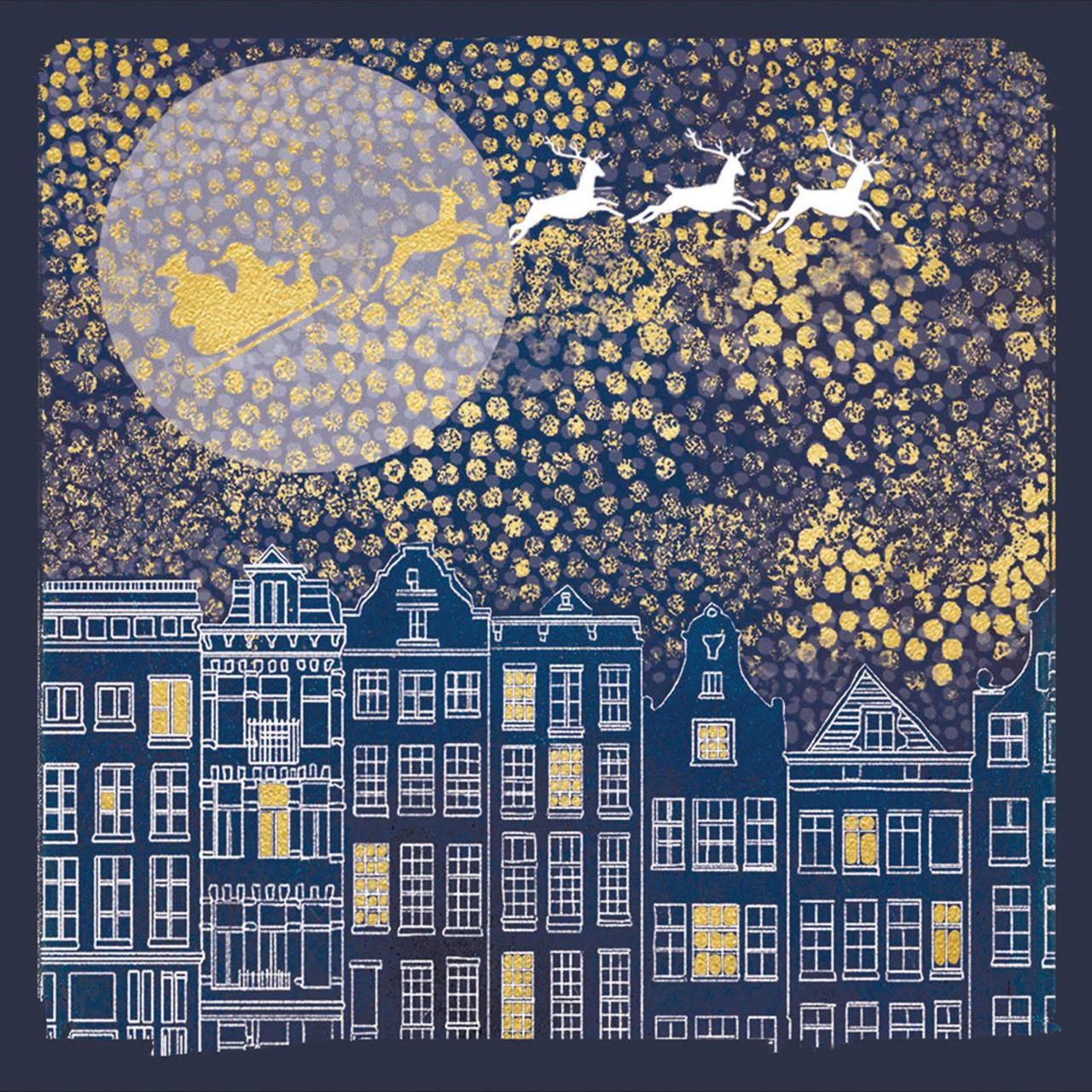 Night Sky Gold Foil 8pk