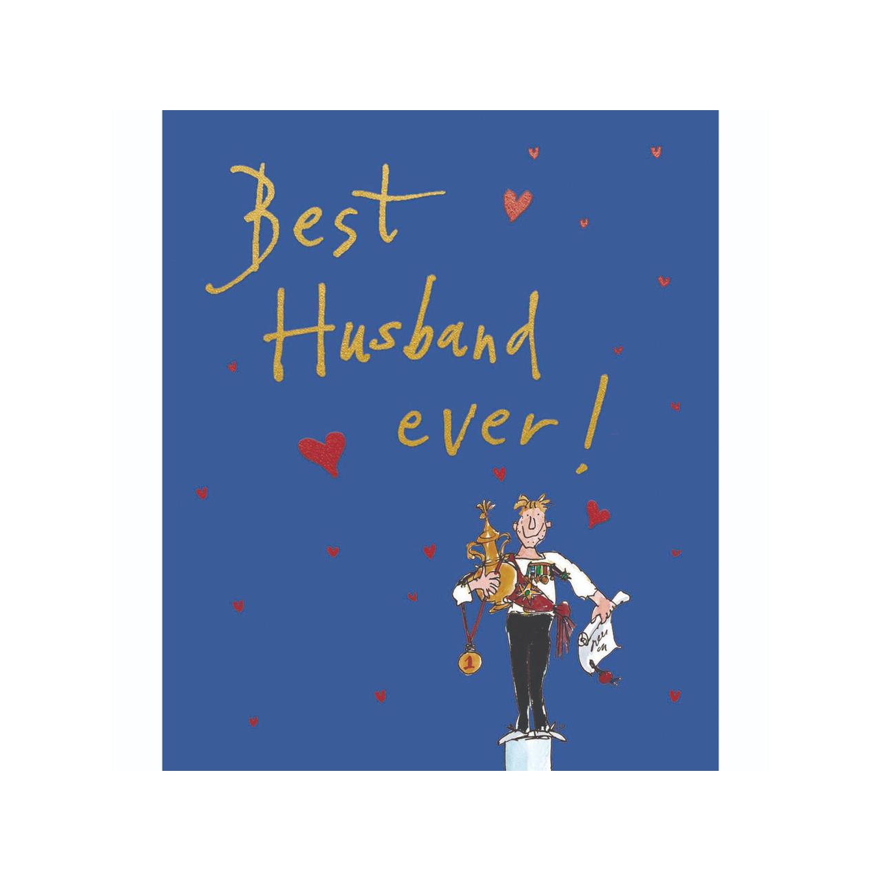 Quentin Blake Husband Valentine's Day Card