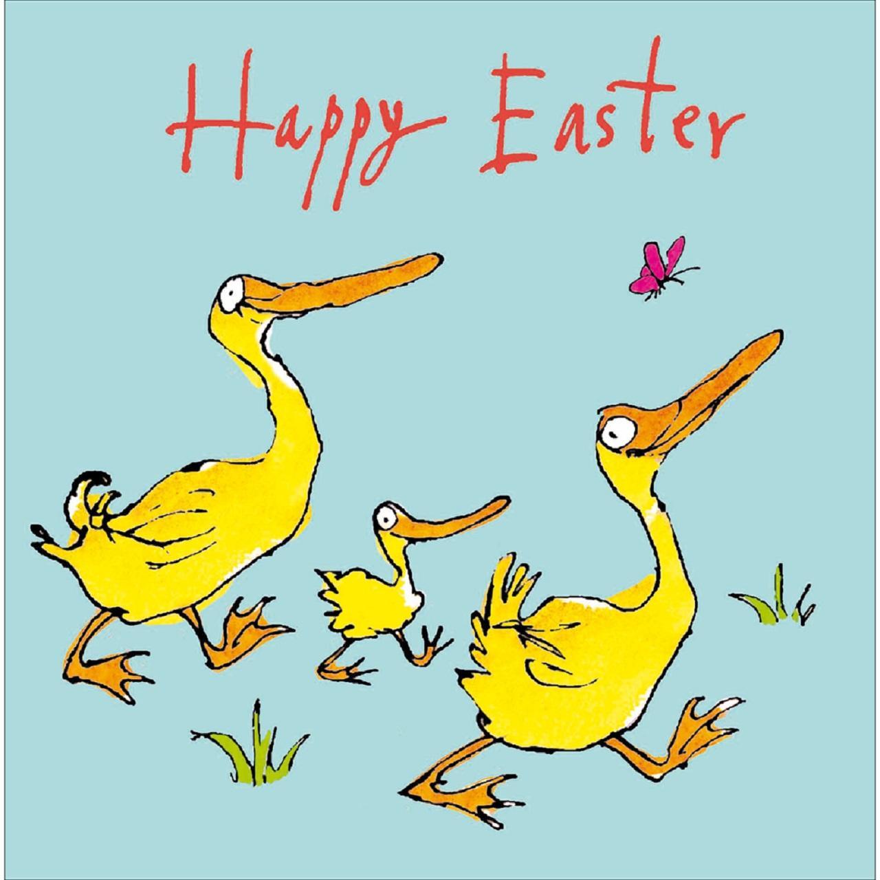 Quentin Blake Waddle Easter Card