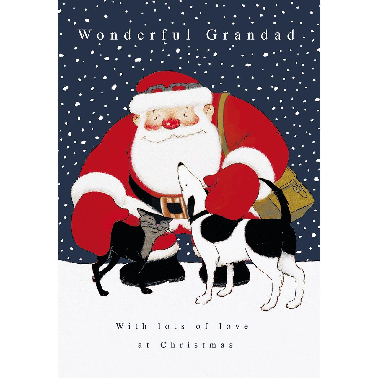 Grandad Father Christmas Card