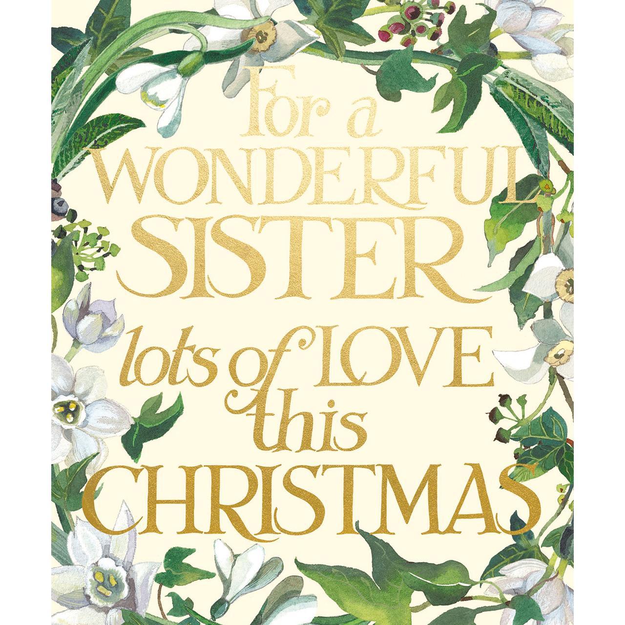 Emma Bridgewater Sister Christmas Card