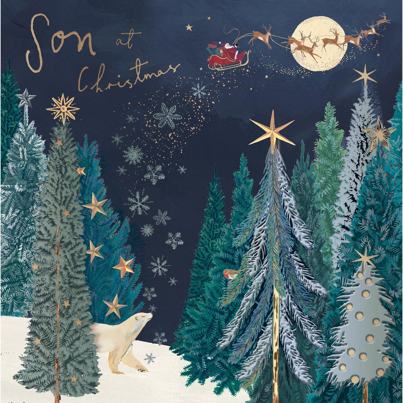 Son Forest Christmas Card