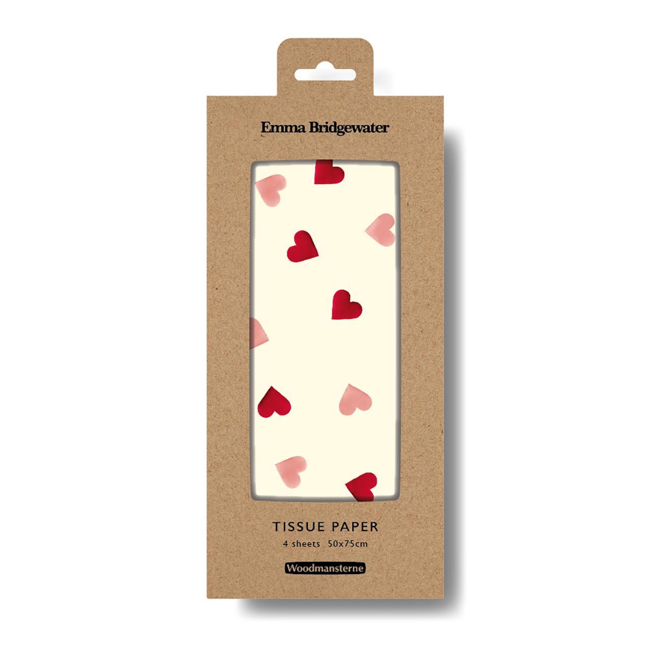 Emma Bridgewater Pink Hearts Tissue Paper