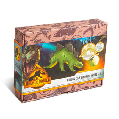 Jurassic World Wood & Clay Dinosaur Model Set - Age 3+ Years