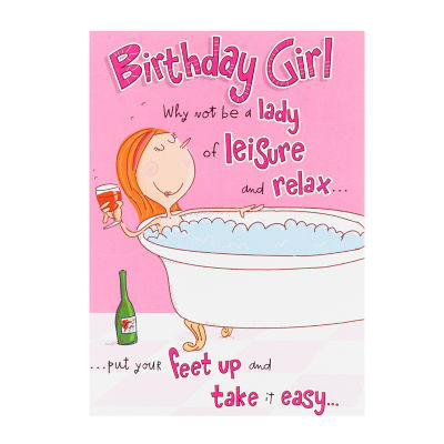 Giggles Humorous Birthday Card