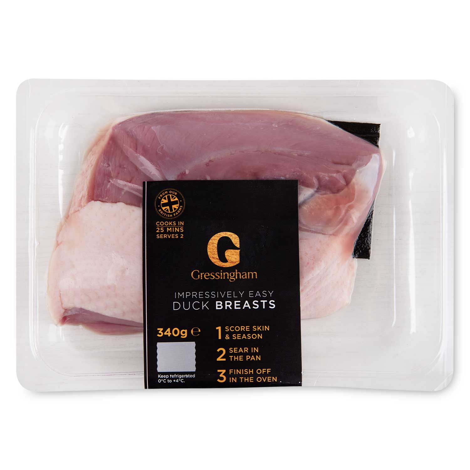 Gressingham Impressively Easy Duck Breasts 340g