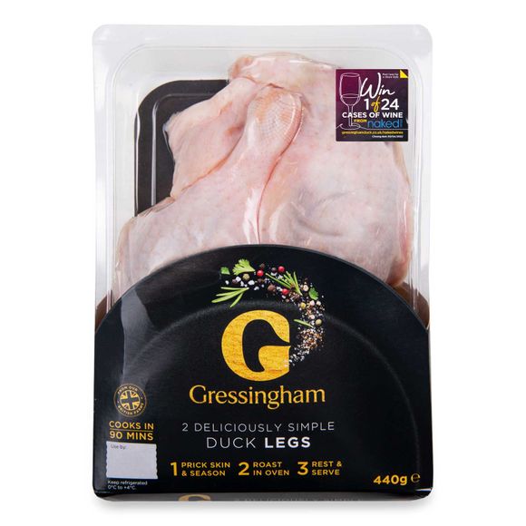 Gressingham 2 Fresh Duck Legs 440g