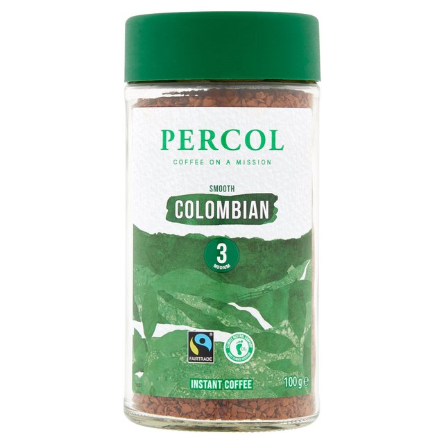 Percol Smooth Colombia Instant Coffee 100g