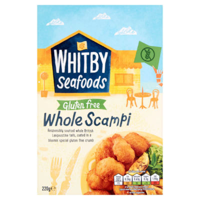 Whitby Seafoods Gluten Free Whole Scampi