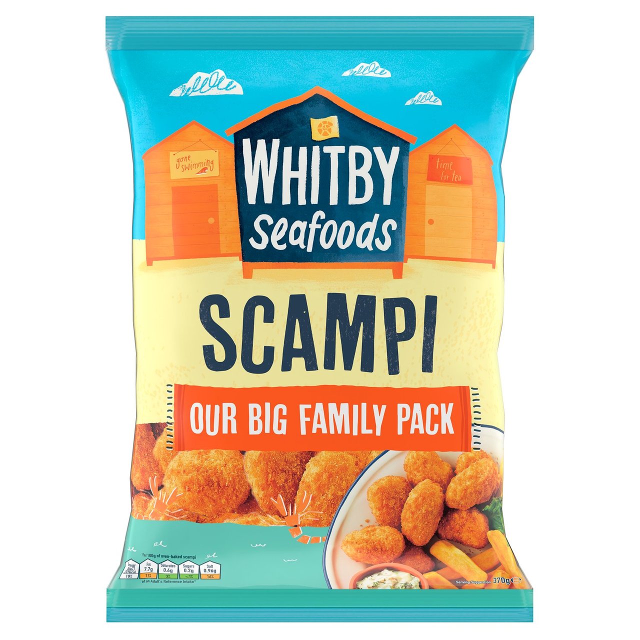 Whitby Seafoods Scampi 370g