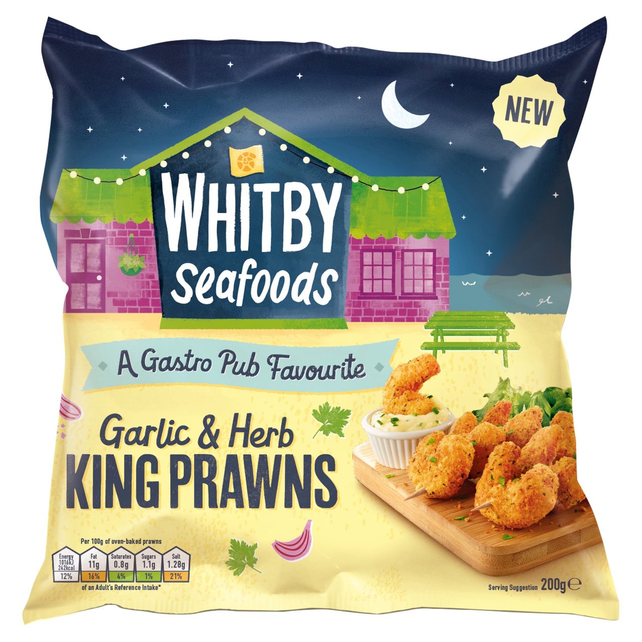 Whitby Seafoods Garlic & Herb King Prawns