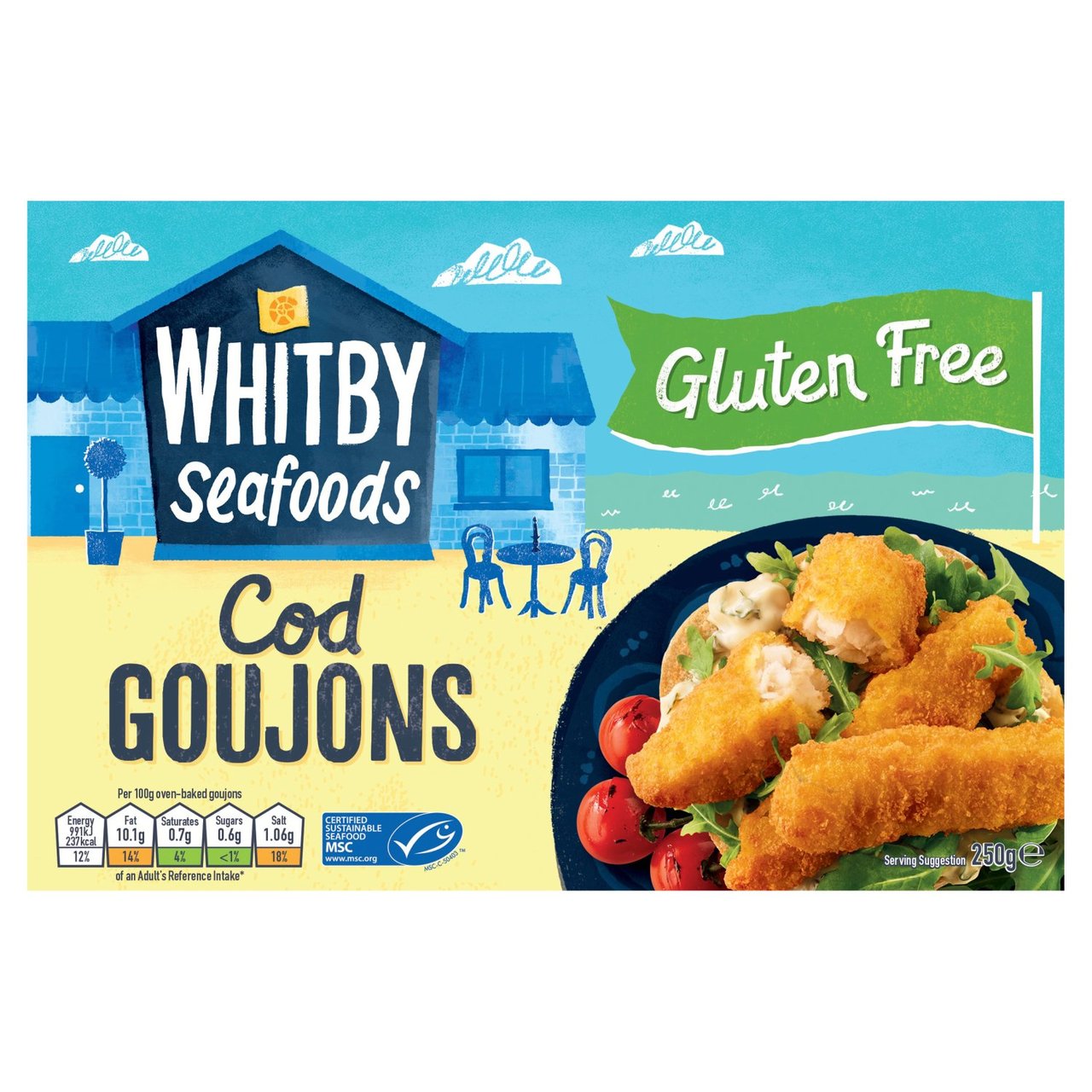 Whitby Seafoods Cod Goujons 225g