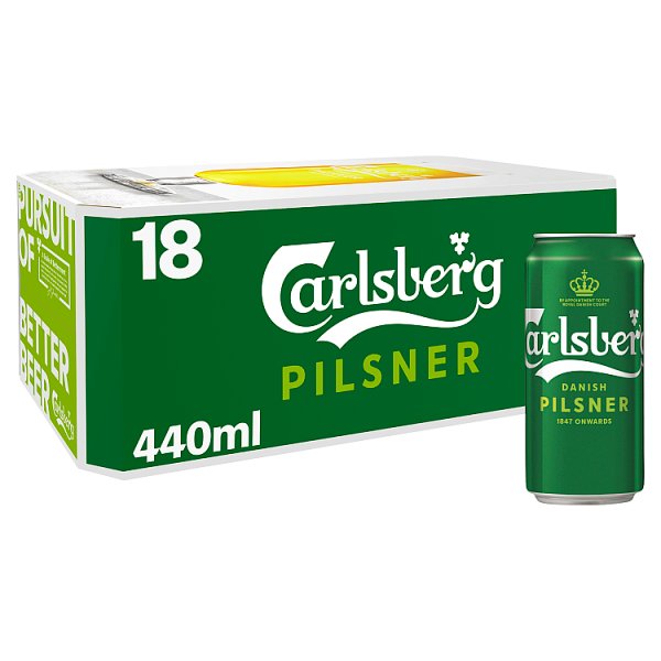 Carlsberg Pilsner Lager 18X440ml Can