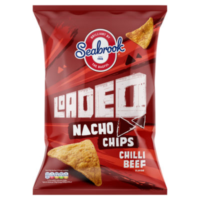 Seabrook Loaded Nacho Chips Chilli Beef Sharing Bag