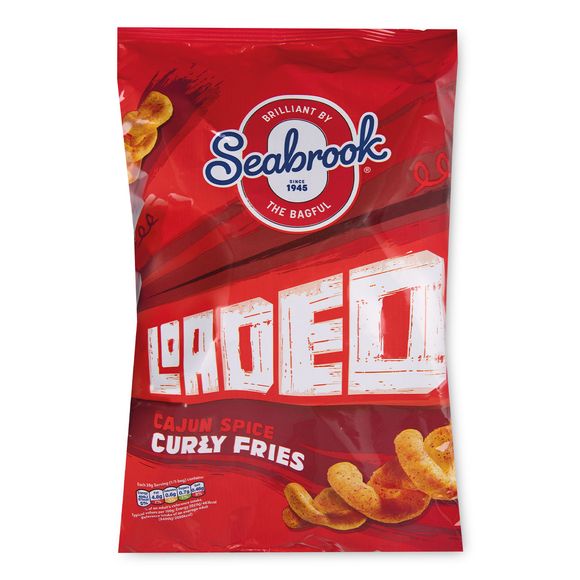 Seabrook Loaded Cajun Spice Curly Fries 100g