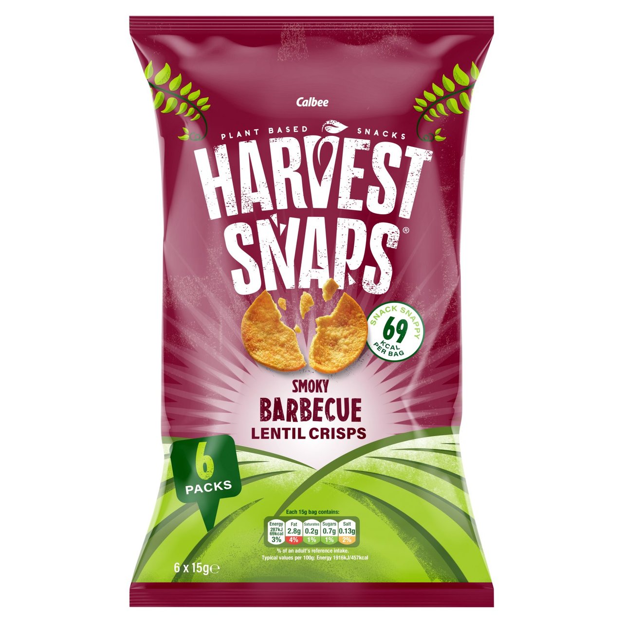 Harvest Snaps BBQ Lentil Crisps Multipack