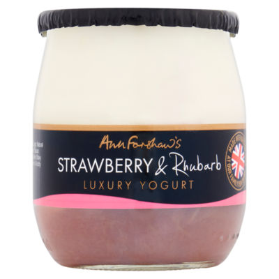 Ann Forshaw's Strawberry & Rhubarb Luxury Yogurt 140g